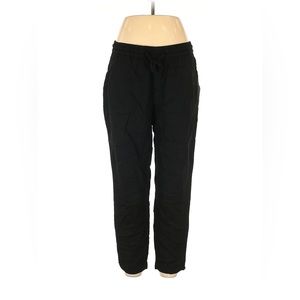 Old Navy black linen-blend pants